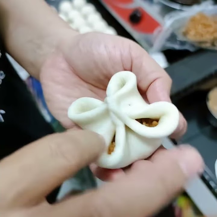 cara membentuk bakpao cantik