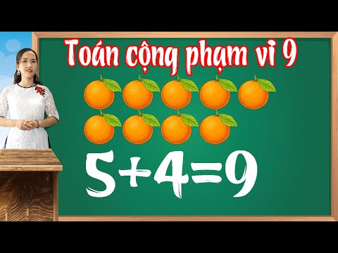 Video Toán cộng phạm vi 9 |Học toán lớp 1 - bài 6 - youtube