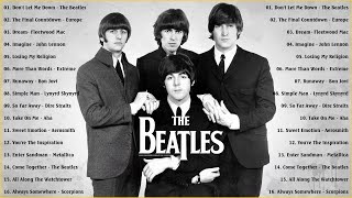 Classic Rock Songs 70s 80s 90s Full Album - The Beatles. Bon Jovi, Pink Floyd, Queen, Def Leppard