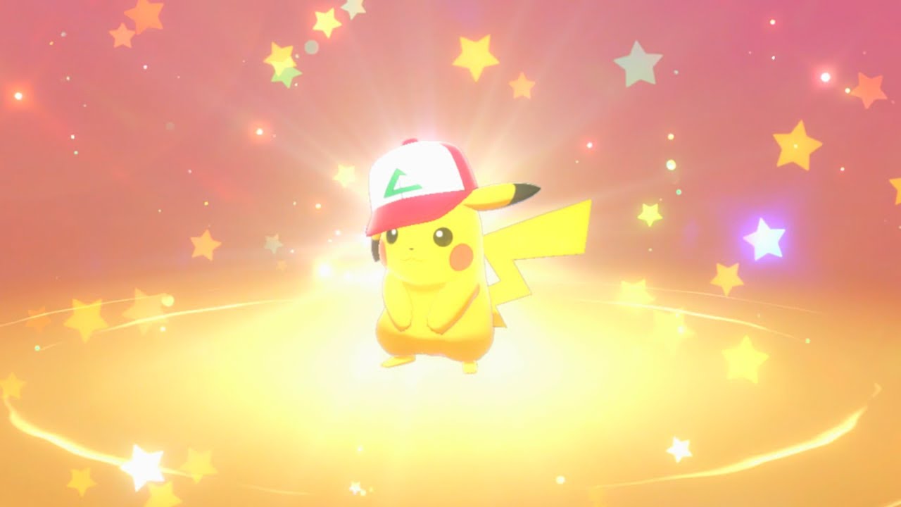 Get Ash's Pikachu Wearing Ash's Caps in Pokémon Sword or Pokémon Shield