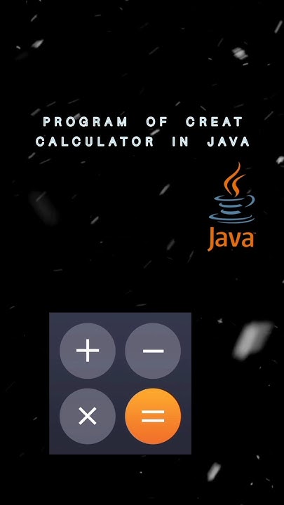 Program of creat calculator in Java #programming #codeing # ...