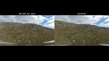 GyroFlow - Side-by-Side - DJI Air Unit Raw Video File