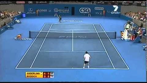 BRISBANE 2011 - FINAL SODERLING VS. RODDICK