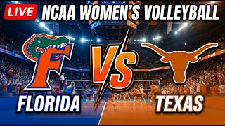 Florida vs Texas Women's Volleyball LIVE 🏐 | NCAA Division I Volleyball