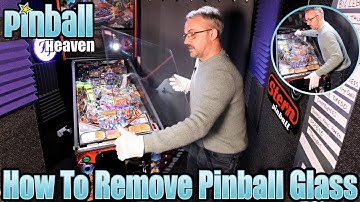 How to remove the glass from a Stern pinball machine