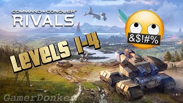COMMAND AND CONQUER: Rivals Levels 1-4 (No Commentary) iOS/Android Walkthrough Gameplay