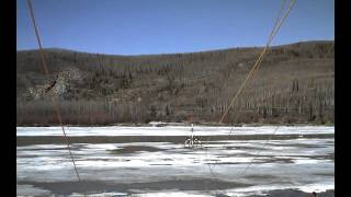 Nenana Ice Classic breakup 2013 timelapse