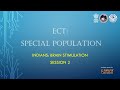 How to give ect in special population