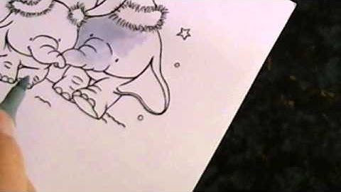 Colouring with Copics Using a one pen method