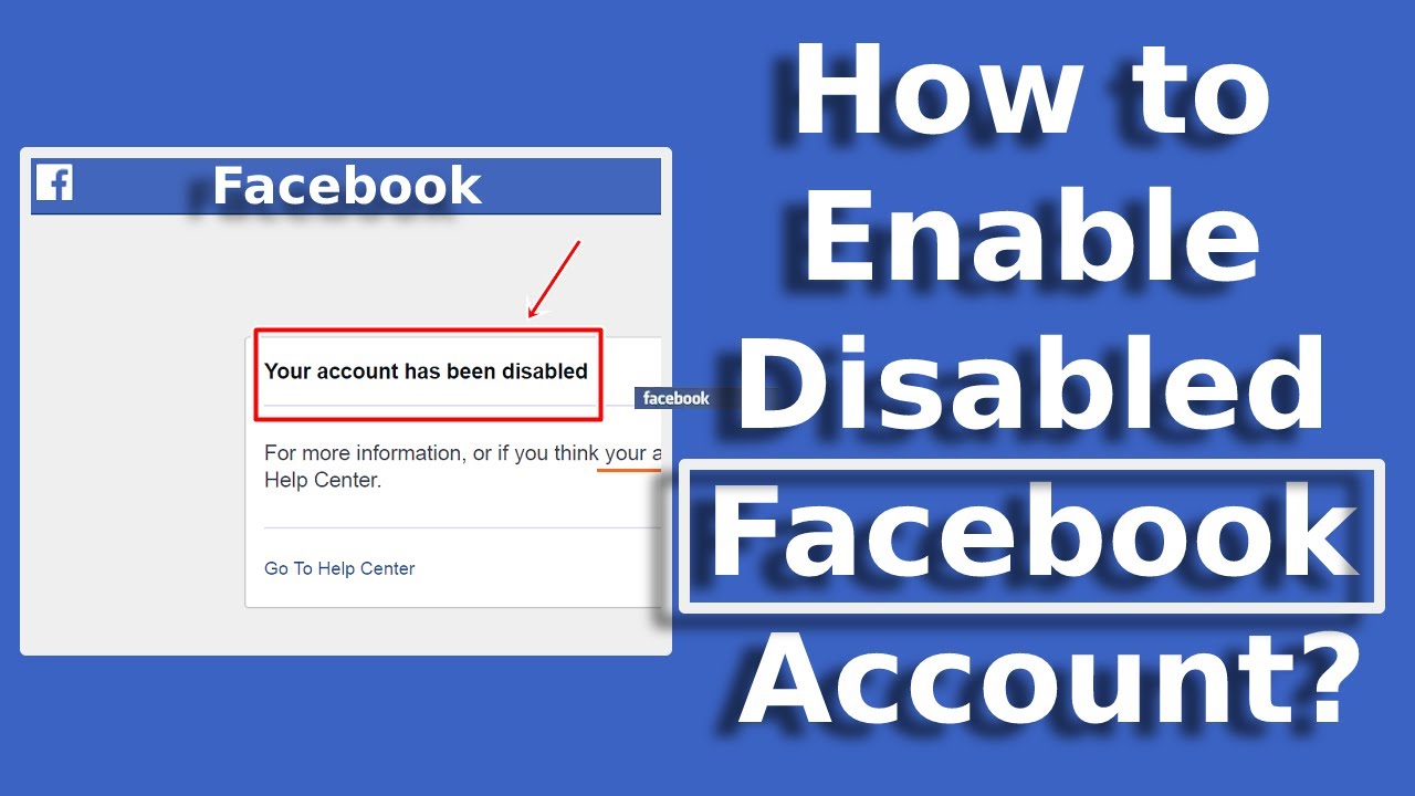 facebook review account disabled