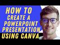 How To Create A PowerPoint Presentation Using Canva - Full Guide