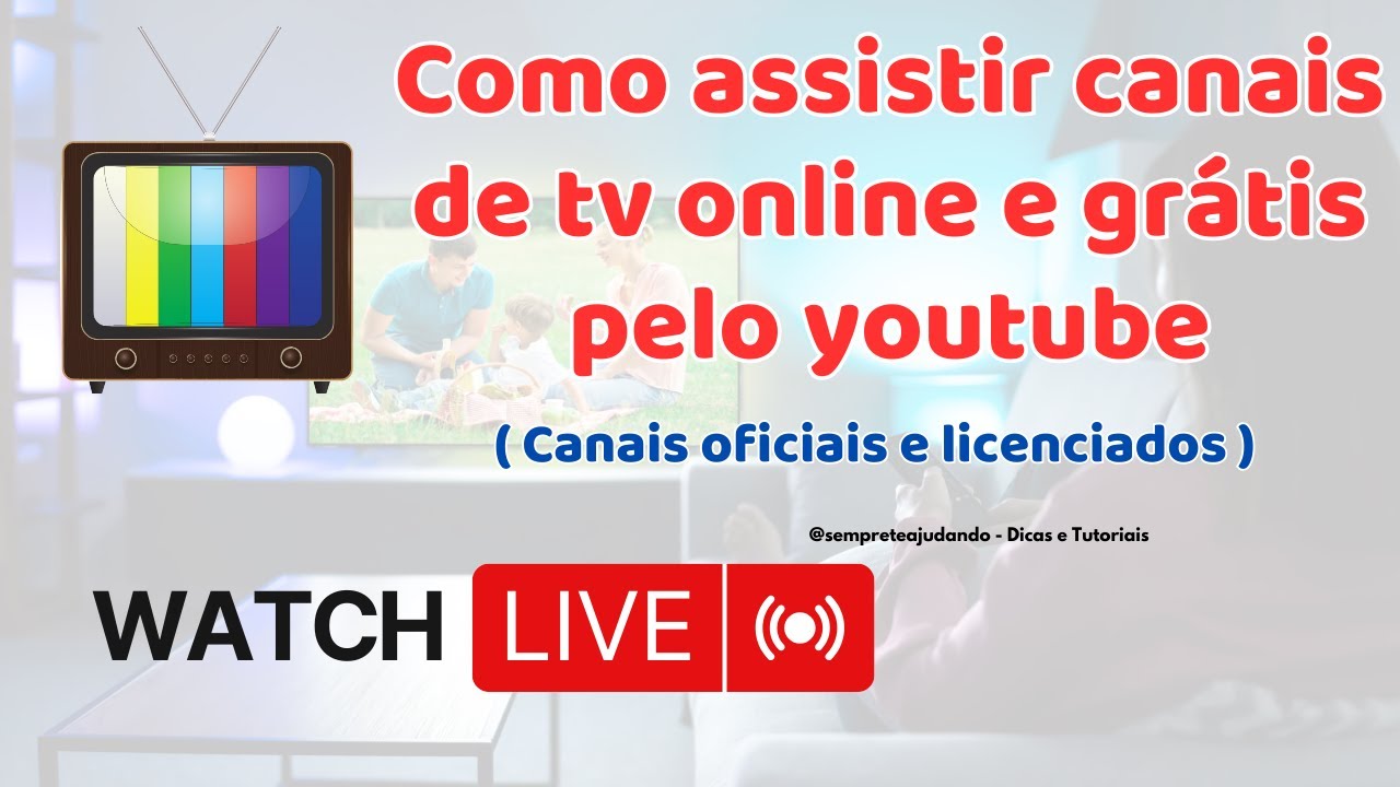 Como assistir jogos de futebol ao vivo e grátis no  ( Canais  oficiais e licenciados ) 