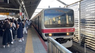 舞浜駅京葉線209系発車シーン