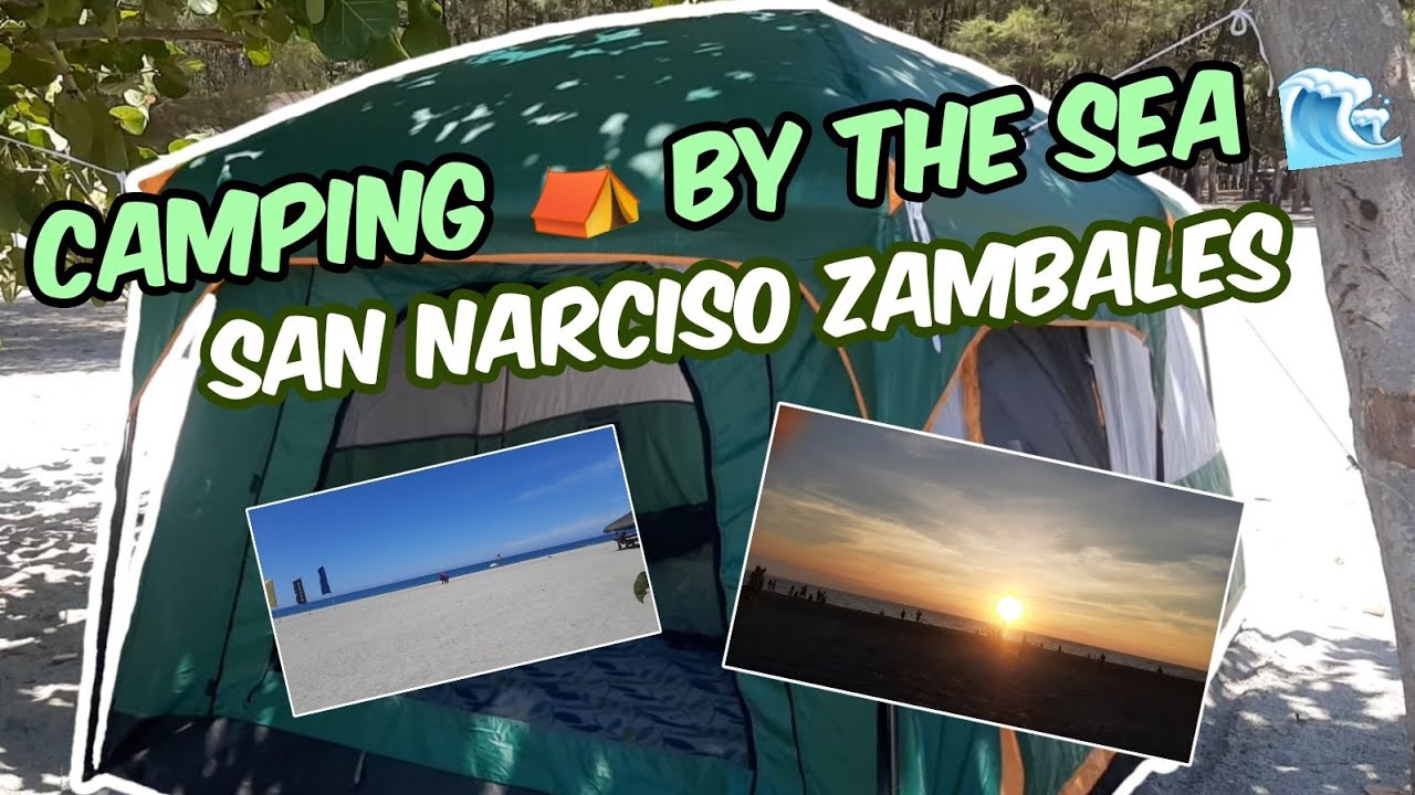 CAMPING BY THE SEA | Sands & Surf | San Narciso Zambales | Wandering Riz