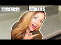 DIY PEEL N STICK FAUX GRANITE COUNTERTOP!?! Does this REALLY Work!? | Laci Jane