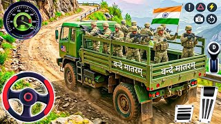 Army Cargo Truck Transporter 3D - Indian Army Truck Driving Simulator 2026 | Android Gameplay screenshot 3