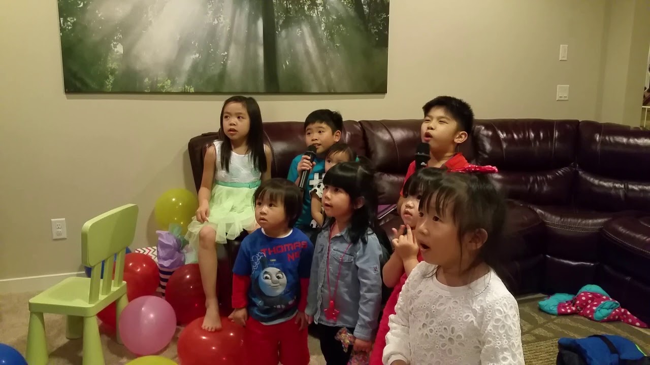 Kids singing karaoke YouTube
