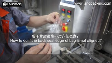 Landpack Engineer explanation How to install packing machine bag former?