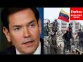 Rubio Says US Will Provide More Humanitarian Assistance For Venezuela To Help Earthquake Recovery