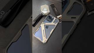 Titanium Metal Hollow Phone Case, Elegant Design, Solid Protection; Titanium Metal #Shorts
