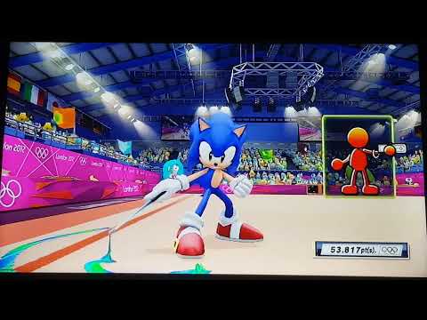 Mario Sonic London 2012 Rhythmic Ribbon 23 Mario Vs Sonic Vs Silver Metal Sonic Fails