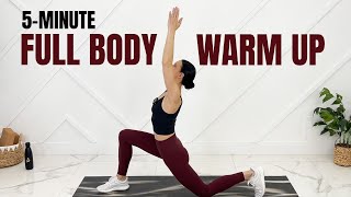 Full-Body Warm Up In JUST 5 MINUTES (Pregnancy & Postpartum Safe)