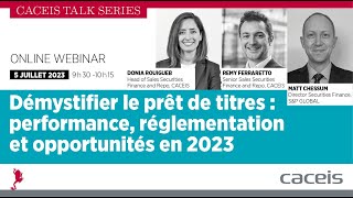 Démystifier le prêt de titres : performance et opportunités en 2023