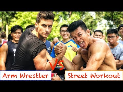 Arm Wrestling Crew VS Calisthenics Crew (VIETNAM) Anh Em Vật Tay Chạm Trán Với Anh Em Làng Hoa