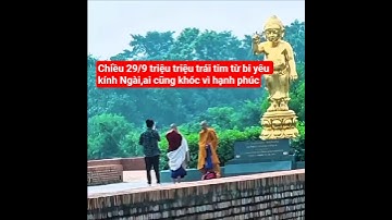 chiều 29/9 triệu triệu trái tim từ bi yêu kính Ngài.ai cũng khóc#suminhtue #shortvideo