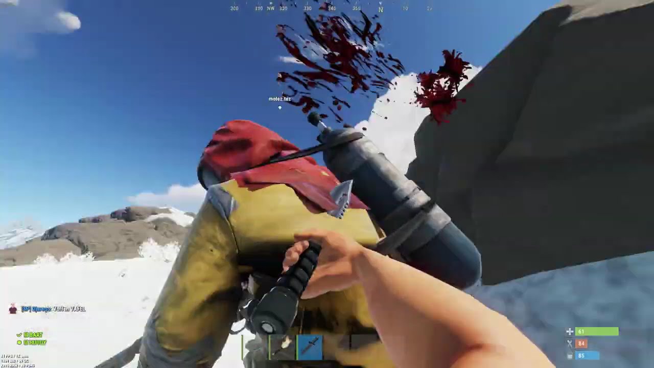 Combat knife play RUST YouTube