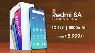 Xiaomi Redmi 8A - 5000mAh Battery, Fast Charger, Snapdragon 439 | Redmi 8A DeshKaPhone