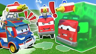 Oh no! EVIL FIRE TRUCK shoots slime everywhere! Stop him SuperTruck! | Cars & Trucks Rescue for Kids by Super Truck - Car City Universe 148,003 views 4 weeks ago 19 minutes