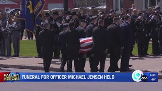 Funeral held for fallen Syracuse Police Officer Michael Jensen