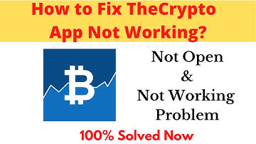 How to Fix TheCrypto App App Not Working Problem Android - Not Open Problem Solved | AllTechapple