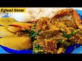 Ghanaischer Kontomire Eintopf Nigerianische EGUSU Suppe Ghanafood Nigerianfood