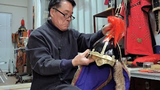놀라운 조선시대 전통 갑옷과 투구를 만드는 과정. 한국의 갑옷 복원 장인