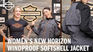 Harley-Davidson Women's H-D New Horizon Windproof Softshell Motorcycle Jacket Overview screenshot 1