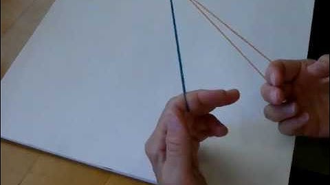 2-Loop Braid, finger-held loops, right-handed version