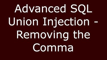 SQL Injecting Beyond Strict Filters - Union Without Comma