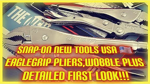 NEW EAGLE GRIP SNAP-ON 🇺🇸  LOCKING PLIERS , KNIPEX TOOL HAUL!!