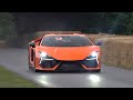 HYPERCARS Accelerating in the RAIN! Bugatti Bolide, Revuelto, Valkyrie AMR Pro, Utopia, Ferrari KC23