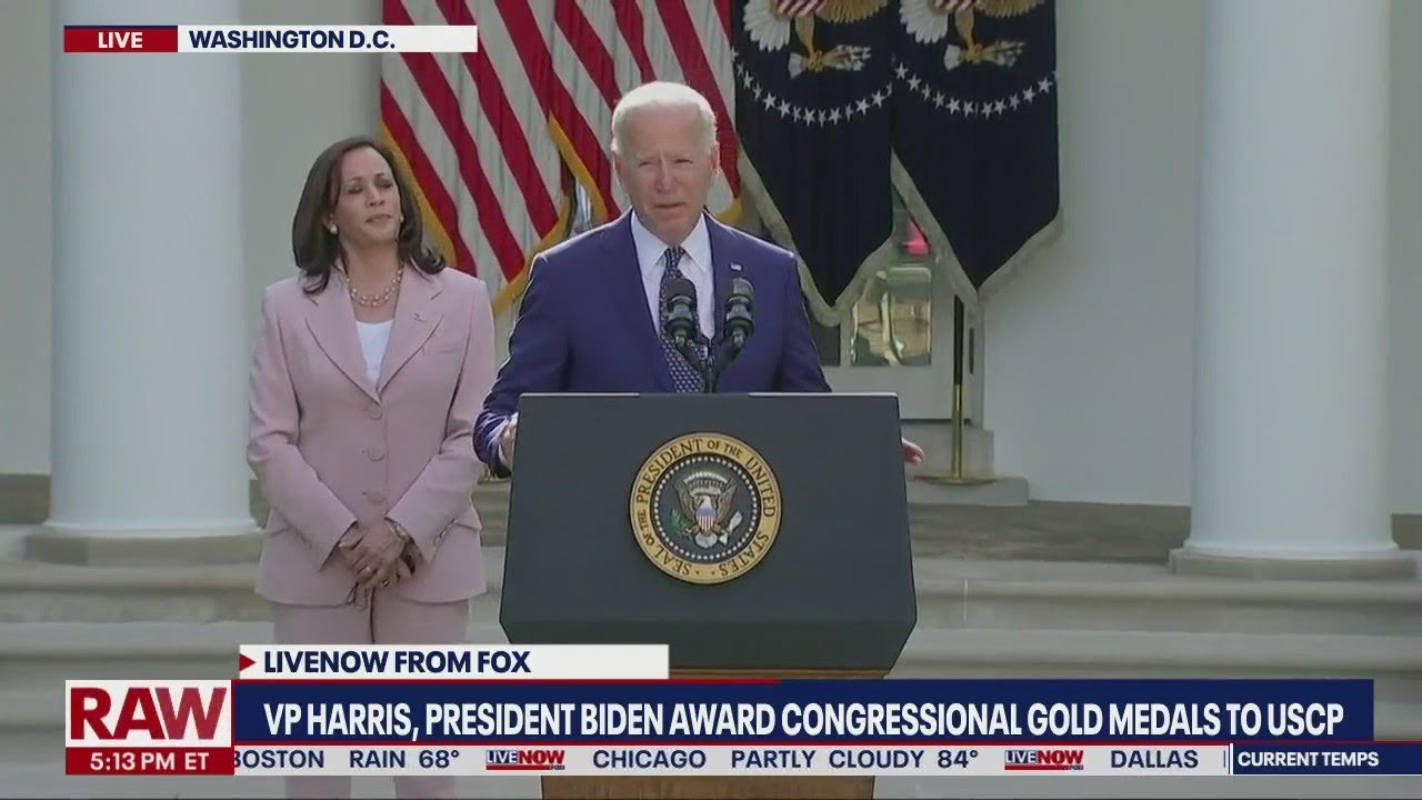 President Biden awards Congressional Gold Medals to US Capitol Police