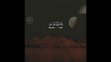تلاوة خاشعة |للقارئ: ناصر القطامي |فيديو قصير