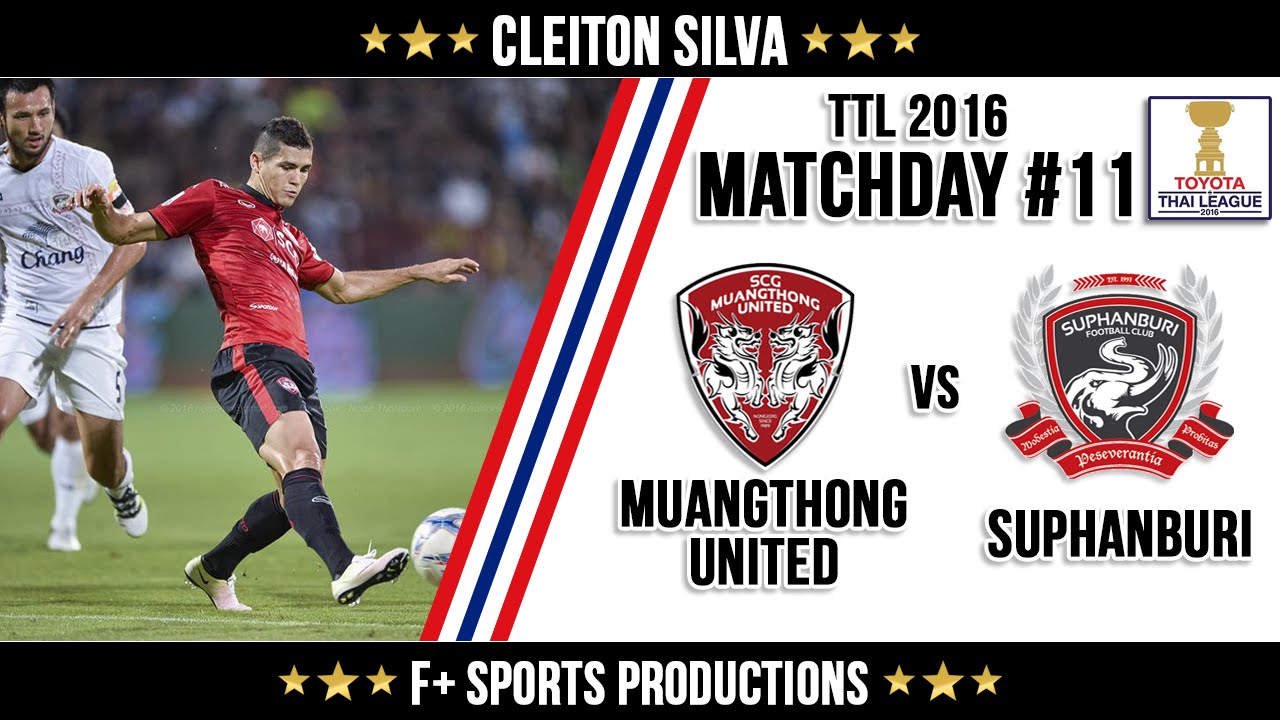 Cleiton Silva x Suphanburi ● Highlights ● Matchday #11 ● TPL 2016