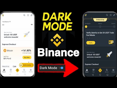   How To Enable Dark Mode On Binance Account Disable Light Mode On Binance Account Unique Tech 55