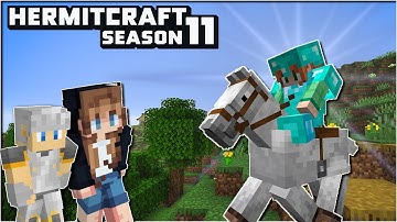 FIRST HERMITCRAFT 11 STREAM! Paths, Tours, and Caving!