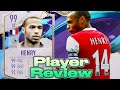 This card is amazing 99 cover star icon thierry henry fifa 23 player review