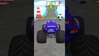 monster truck mega Ramp stunt racing games screenshot 4