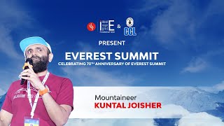 Kuntal A Joisher   A Trailblazing Journey to Everest Summit 2023@CentralCoalfieldsLimited