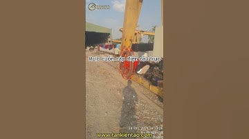 Rulo cuốn cáp dây điện cầu trục, cổng trục, cẩu cảng..